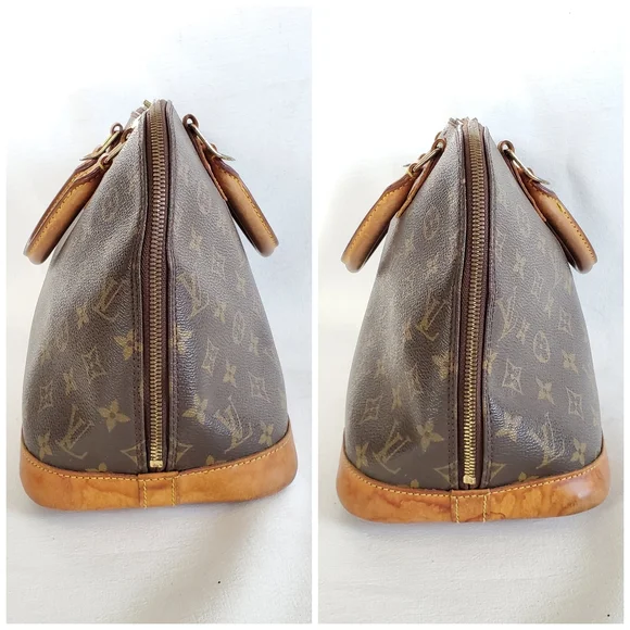 Louis Vuitton Brown and Tan Monogram Bag - Picture 3 of 8